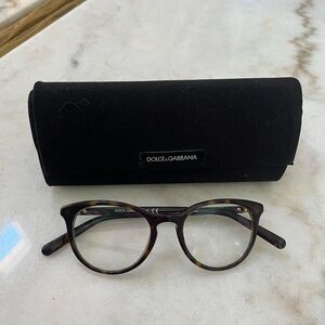 Dolce & Gabbana Brown Tortoiseshell Glasses
